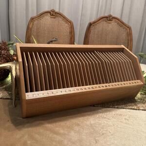 Wooden Craft Paper Organizer with Numbered Slots